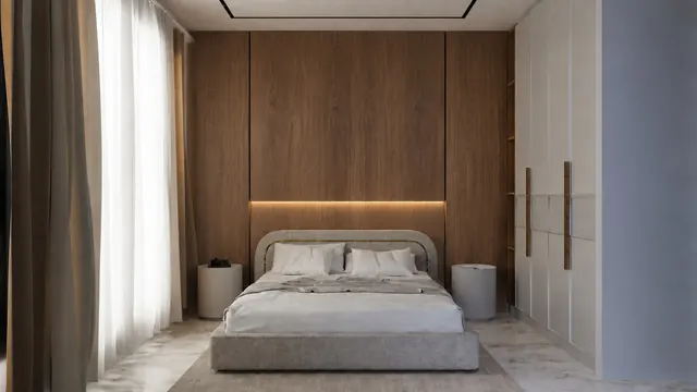 城市叠墅光庭：主卧套房