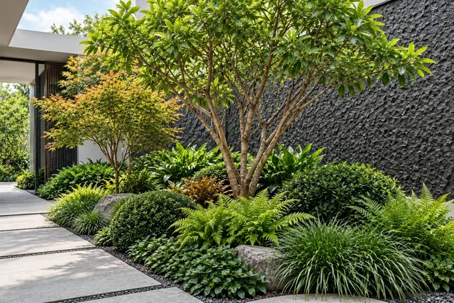 庭院景观：四季植物层次